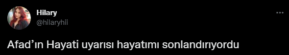 afad hayati uyarı bildirimi