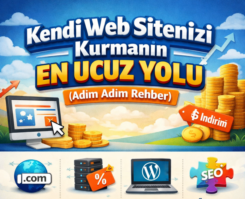 Kendi Web Sitenizi Kurmanın En Ucuz Yolu (Adım Adım)