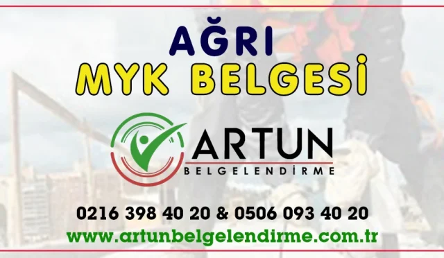 Ağrı MYK Belgesi